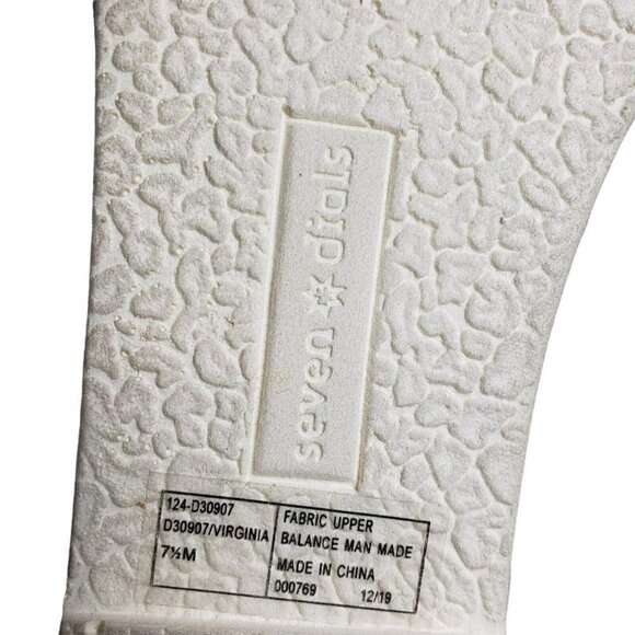 Seven Dials Womens Virginia Natural Open Toe Platform Espadrille Sandals Sz 7.5 - Picture 7 of 10